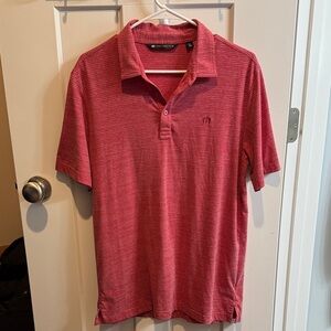 Travis Mathew Red Polo Shirt